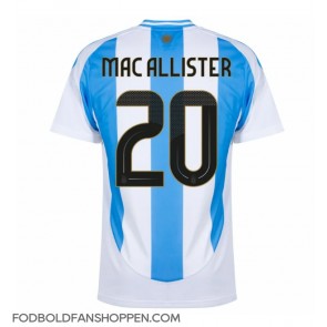 Argentina Alexis Mac Allister #20 Hjemmebanetrøje Copa America 2024 Kortærmet
